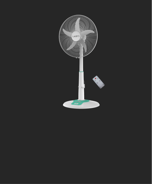 16-inch AC/DC Rechargeable Fan